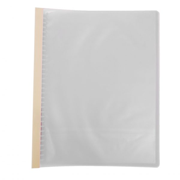 plastic refillable clear folder